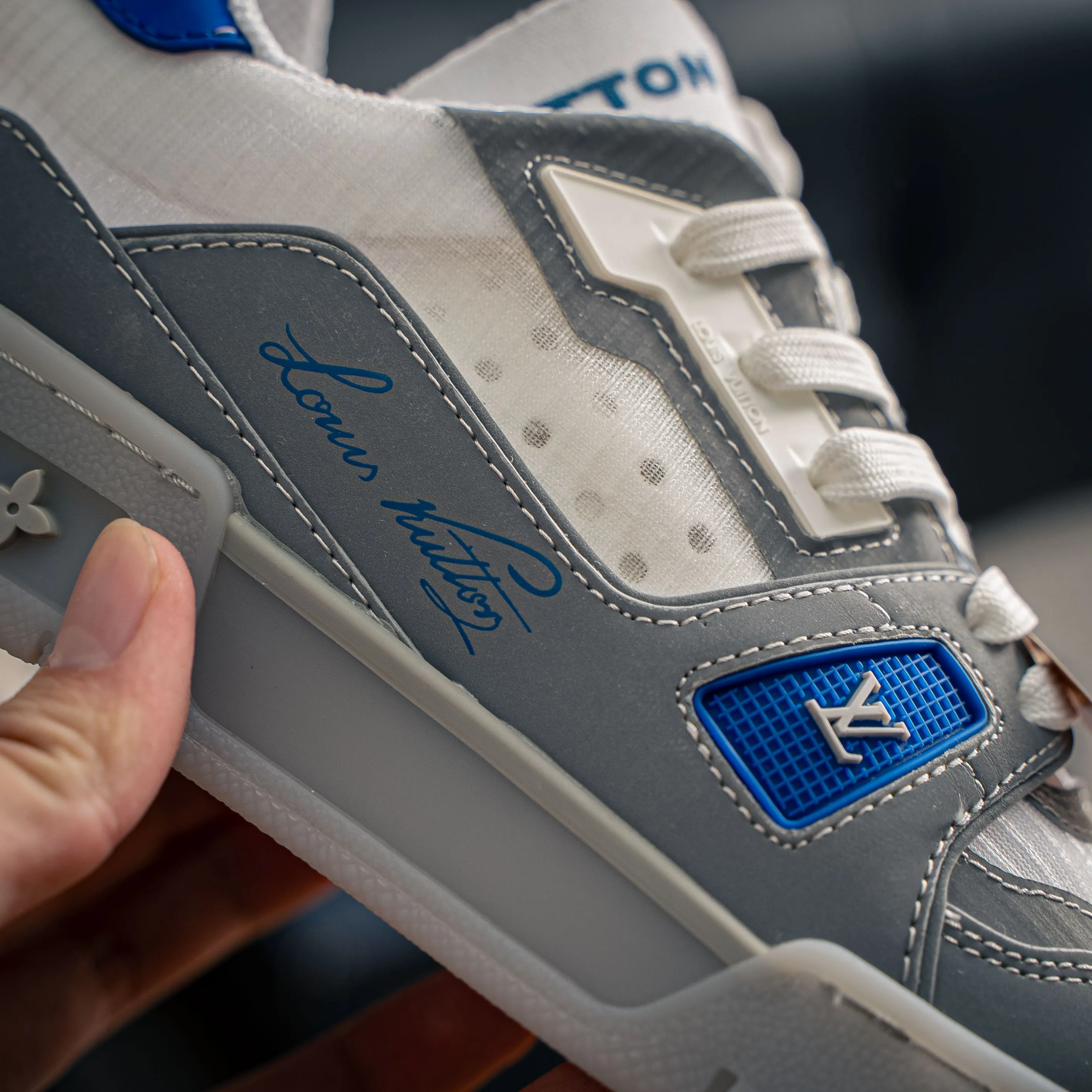 【YS 】 Premium LOUIS VUITTON LV Trainer CUP Mesh Breathable Shoes ✦ ， 37 Series ✦ + Shoes